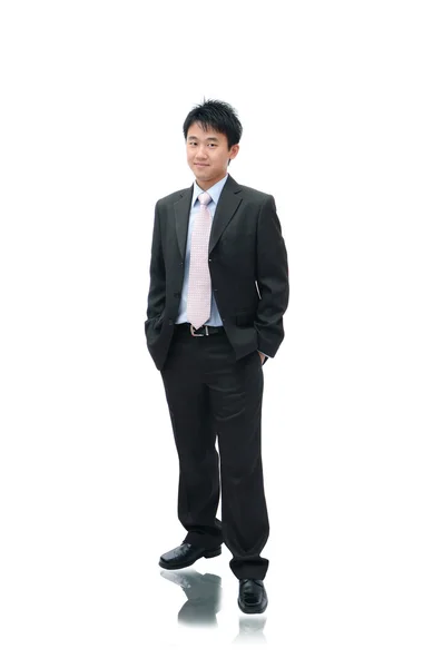 Business Asian Man Standing — Stock Photo, Image