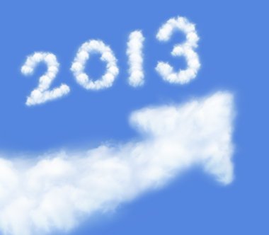 Happy new year 2013, Go Go Go clipart