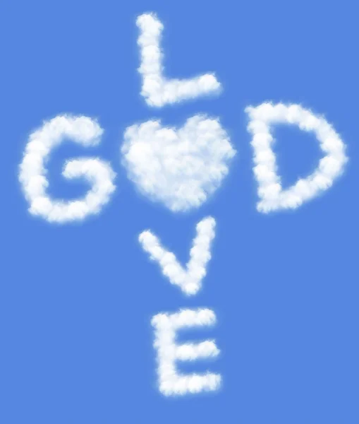 Bůh je láska — Stock fotografie