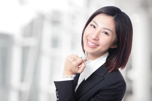 Happy successful business woman — Stock Photo, Image