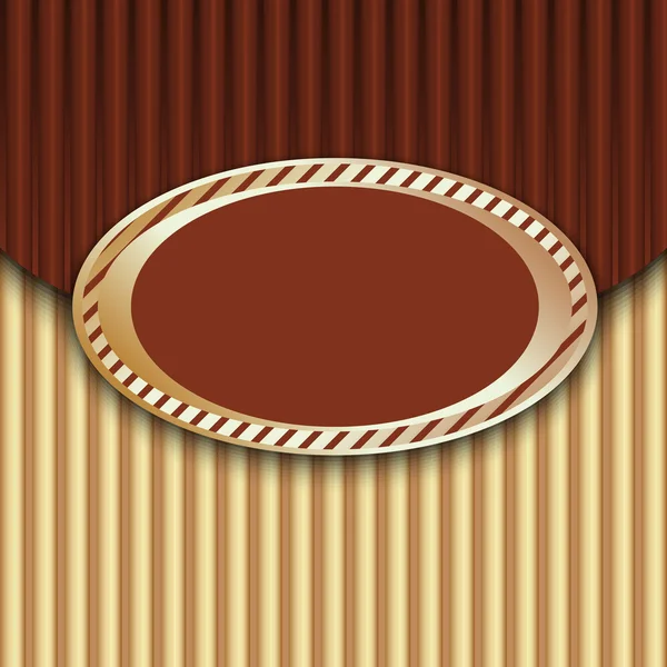 Diseño de marco Vintage marrón — Archivo Imágenes Vectoriales