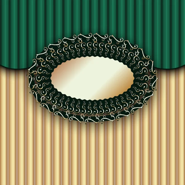 Зелений Vintage текстурний шаблон — стоковий вектор