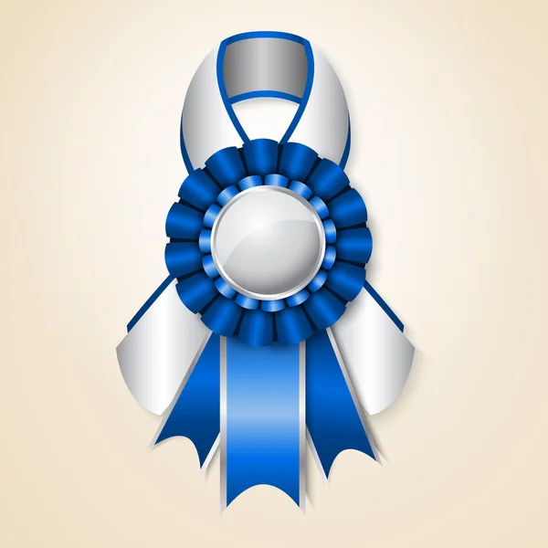 Vecor prize ribbon — Stock Vector