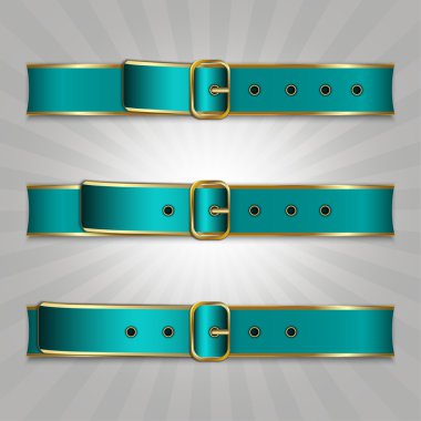 Belts with buckle clipart