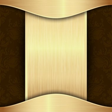 Gold and brown background clipart