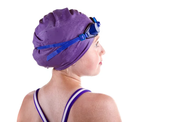 Hopeful young competitive swimmer — Stock Photo, Image