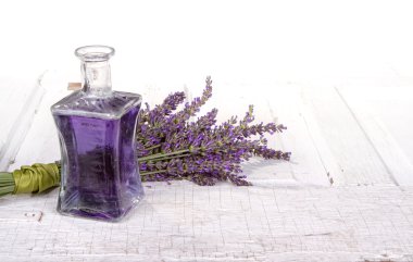 Lavender spa still life clipart