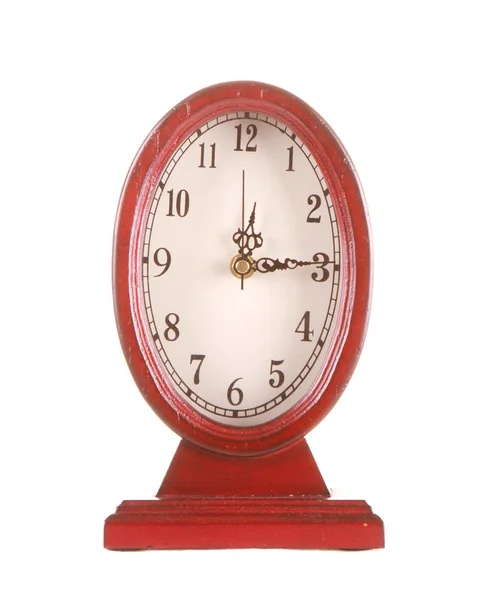 Oval vintage clock — Stock Photo, Image