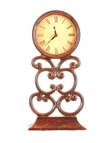 Vintage zegar metalowy — Zdjęcie stockowe