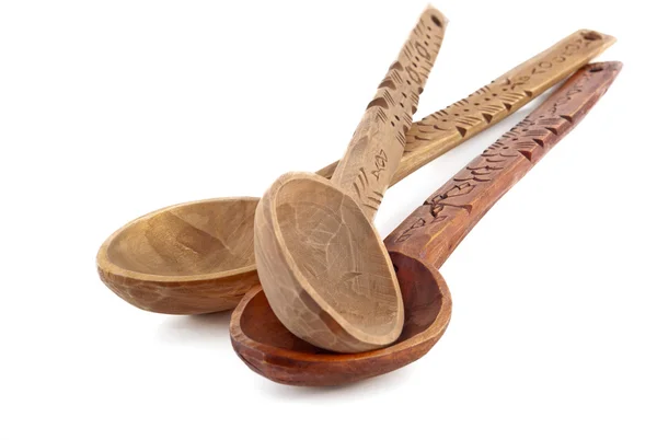 Drewniane łyżki — Zdjęcie stockowe