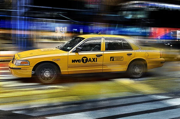 ニューヨークをタクシーします。 — ストック写真