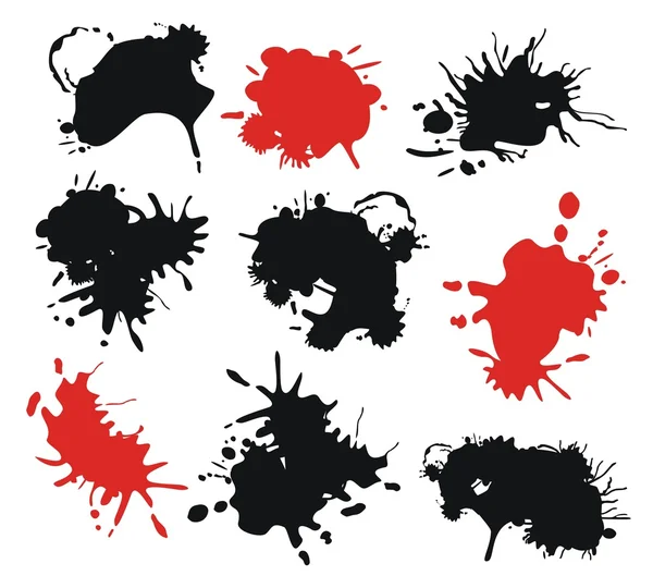 stock vector Ink Splats