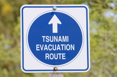 Tsunami sign clipart