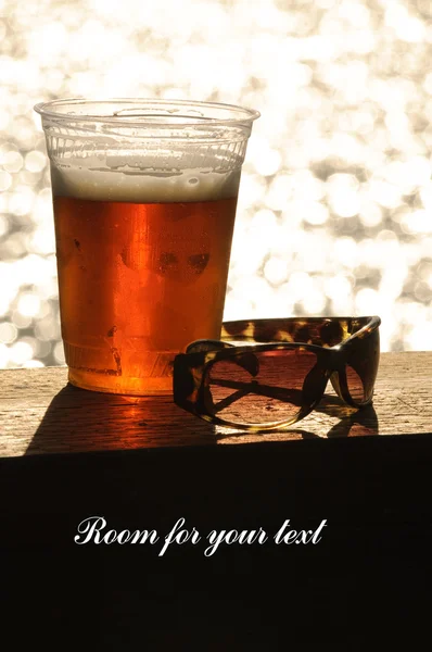Bière & verres — Photo