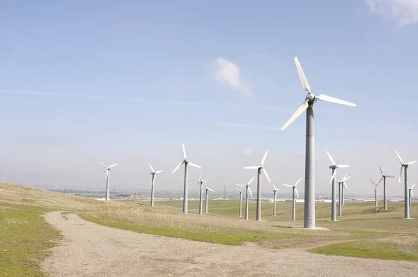 Wind generators farm — Stock Photo, Image