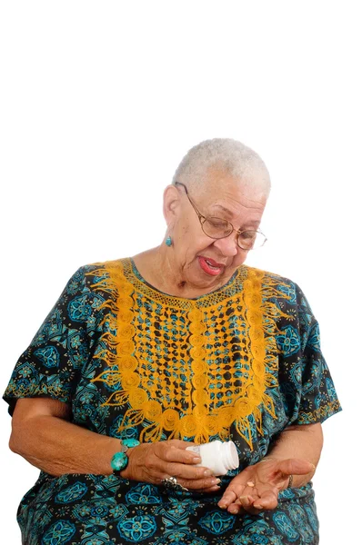 Elderly African American woman — Stock Photo, Image