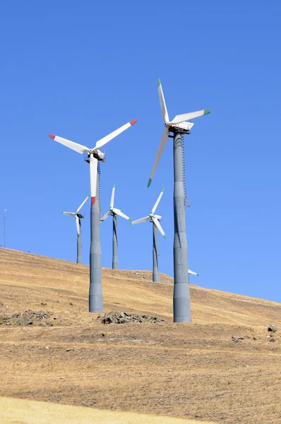 Generatori eolici fattoria — Foto Stock