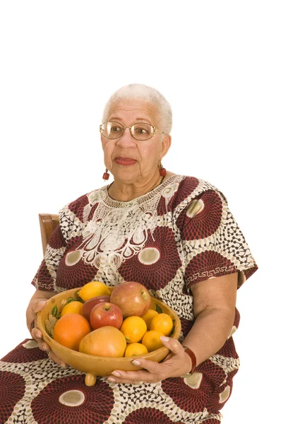 Ältere afrikanisch-amerikanische Frau — Stockfoto