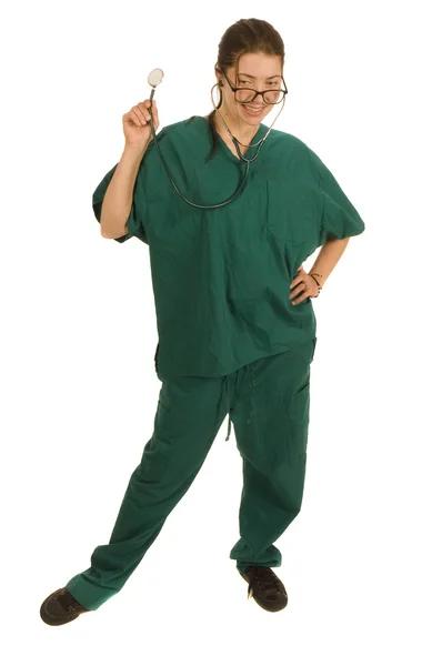 Női nővér vagy orvos — Stock Fotó