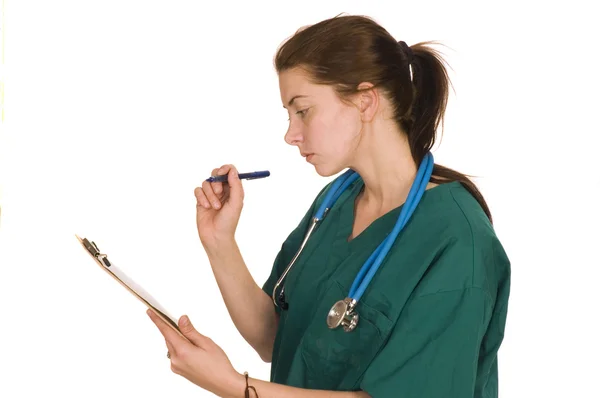 Жіноча медсестра або лікар — стокове фото