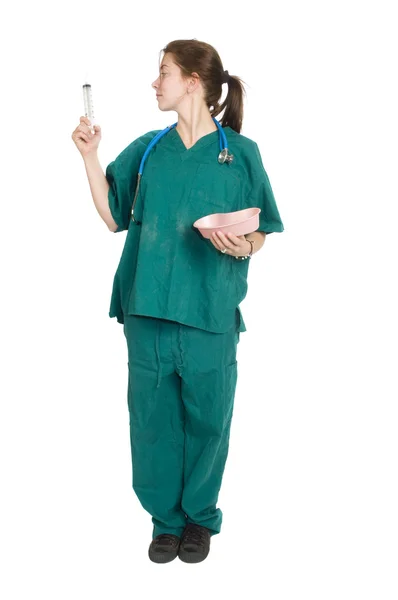 Женщина-медсестра или доктор — стоковое фото