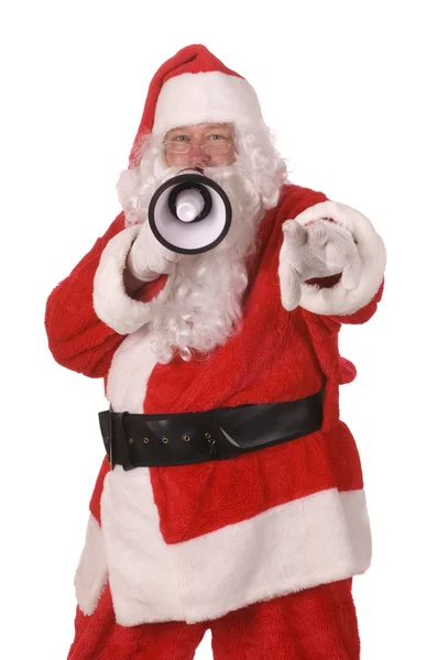Hoş adam Noel Baba kıyafetli — Stok fotoğraf
