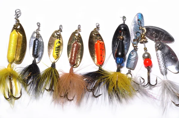 Collection of Fishing lures — Stock Photo, Image
