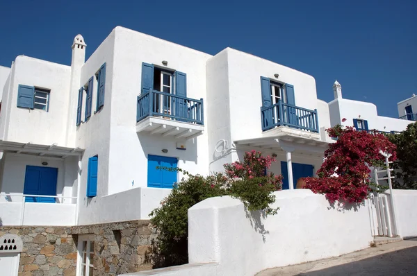 Houses on Mykonos — Stock Photo, Image