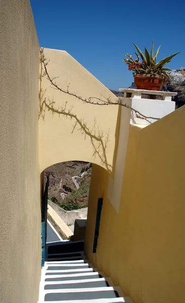 Escalera en Santorini — Foto de Stock