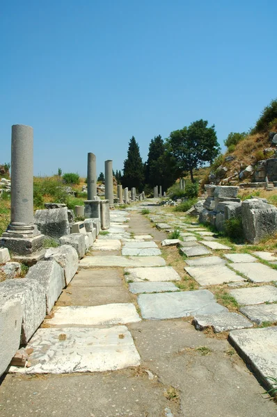 Romerska ruiner i Efesos i Turkiet — Stockfoto