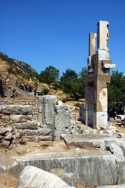 Römische Ruinen bei Ephesus in der Türkei — Stockfoto