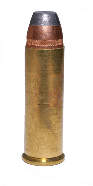 41 マグナム ピストルの弾が白い背景で隔離 — ストック写真