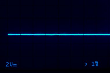 Medical Oscilloscope at the finality of death clipart