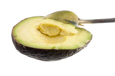 Avocado spoon clipart