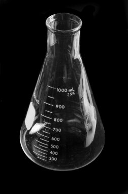 Scientific measuring beaker clipart