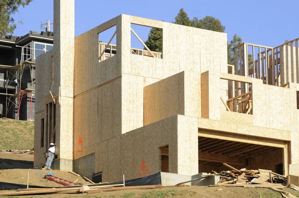 Dům ve výstavbě — Stock fotografie
