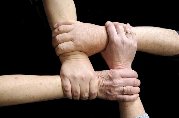 stock image Hands joined in union