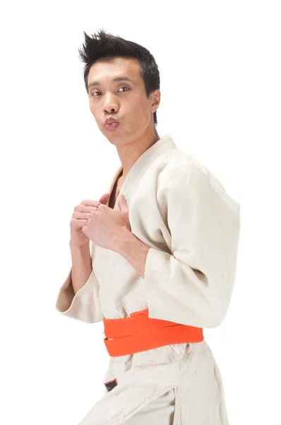Karate srác — Stock Fotó