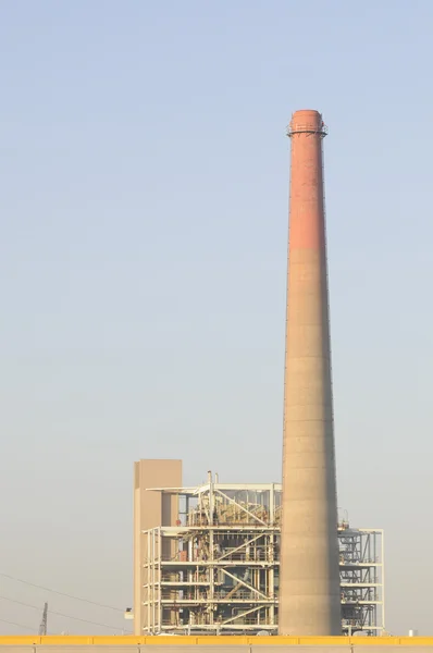 Industrial image of smoke stack — Stock Photo, Image
