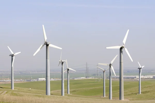 Wind powered generators — Stock Photo, Image