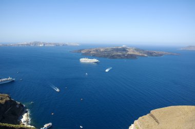 Santorini Adası caldera arıyorum