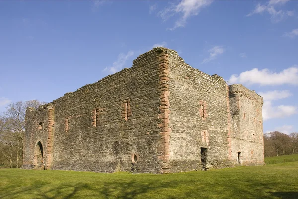Ruínas do castelo em Skipness em Kintyre, Escócia — Fotografia de Stock