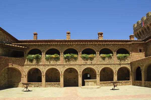 stock image Courtyard of castle