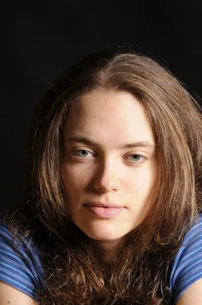 Mooie Russische vrouw in close-up — Stockfoto