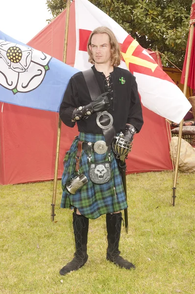 Giovane Highlander del clan Campbell — Foto Stock