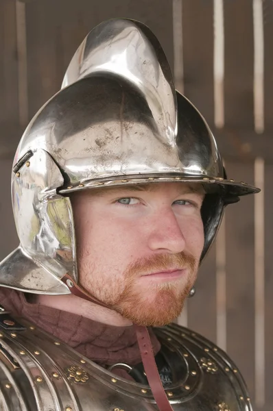 Cavaleiro de armadura — Fotografia de Stock