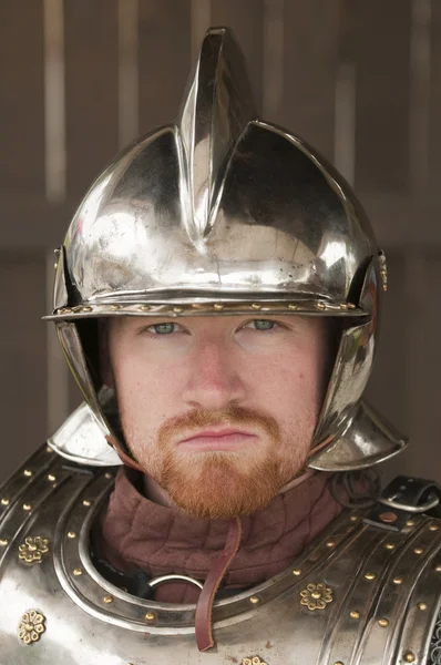 Kinght in shining armor — Stock Photo, Image