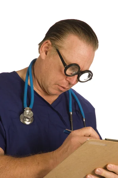 Doctor note taking — Stock Photo, Image