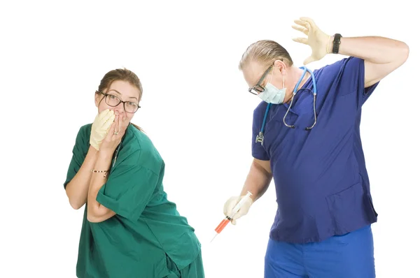 Krankenschwester oder Arzt — Stockfoto