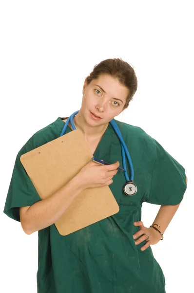 Vrouwelijke verpleegkundige of Arts — Stockfoto